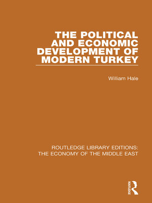 cover image of The Political and Economic Development of Modern Turkey